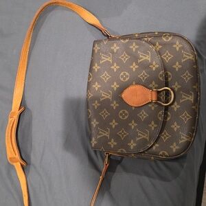 Louis Vuitton Brown and Tan Crossbody Bag